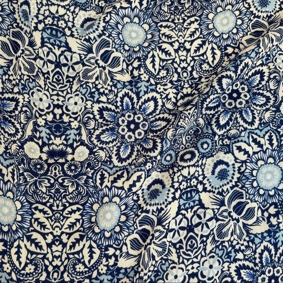 Show Me Your Mumu Floral Maxi Dress Blue Size Small - Picture 9 of 9